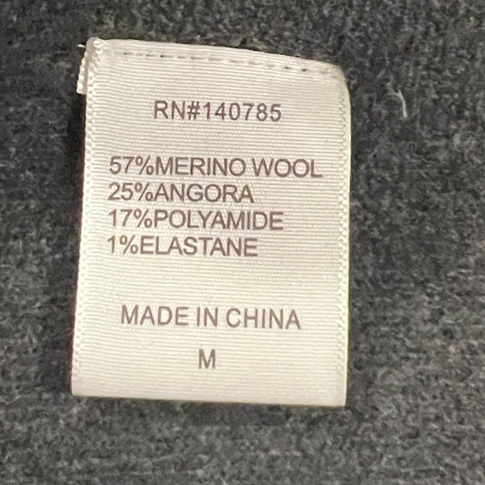 Brochu Walker merino wool blend wrap vest in shale melange gray size medium